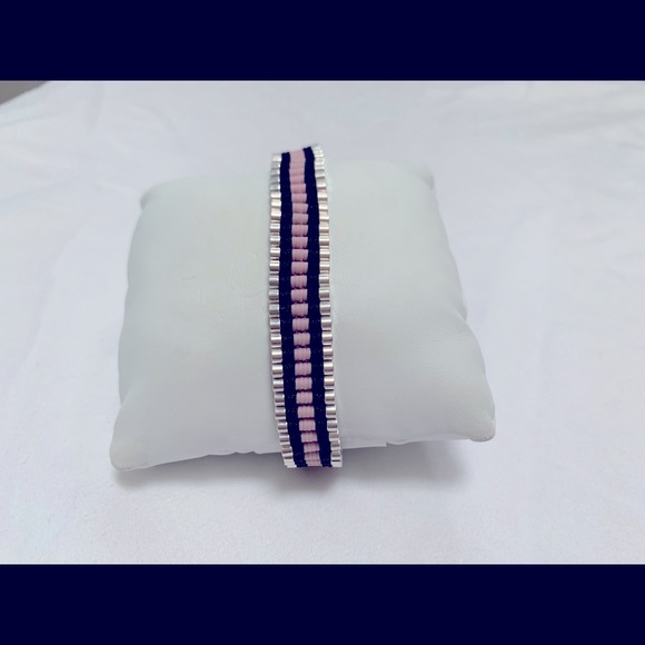 Links of London pink and black friendship bracelet - Picture 5 of 5